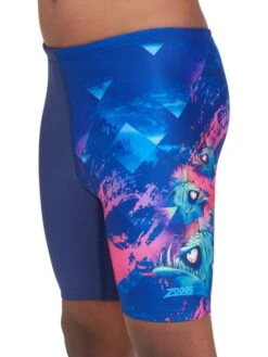 Zoggs Mid Jammers - Fish Fury -Aqua Fit Wear zoggs mid jammers fish fury 463402 fifu 4