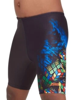 Zoggs Mid Jammers - Magic Cube -Aqua Fit Wear zoggs mid jammers magic cube 463402 macu 3