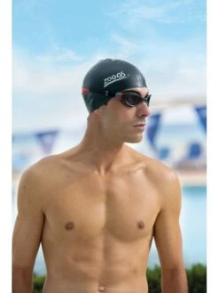 Zoggs Phantom 2.0 Goggles - Smoke/Black/Red -Aqua Fit Wear zoggs phantom 20 smoked goggles black red 302516 7