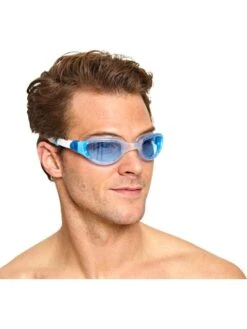 Zoggs Phantom 2.0 Goggles - Blue Tint/Clear/Blue -Aqua Fit Wear zoggs phantom 20 tinted goggles clear blue 303516 2