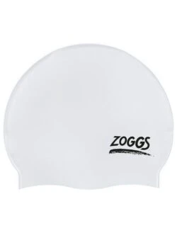Zoggs Plain Swim Cap - White