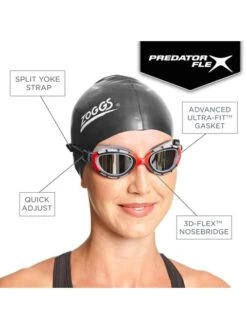 Zoggs Predator Flex Polarized Ultra Goggles - Copper/Black/Blue 17 Zoggs Predator Flex Polarized Ultra Goggles - Copper/Black/Blue -Aqua Fit Wear zoggs predator flex polarized ultra goggles black blue 337847 9