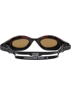 Zoggs Predator Flex Polarized Ultra Goggles Small Fit - Copper/Red/Black -Aqua Fit Wear zoggs predator flex polarized ultra goggles small fit red black 339845 2