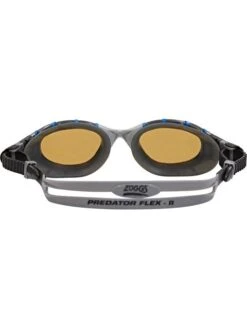 Zoggs Predator Flex Polarized Ultra Reactor Goggles - Copper/Blue/Silver -Aqua Fit Wear zoggs predator flex polarized ultra reactor goggles blue silver 301929 2