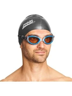 Zoggs Predator Flex Polarized Ultra Reactor Goggles - Copper/Blue/Silver -Aqua Fit Wear zoggs predator flex polarized ultra reactor goggles blue silver 301929 5