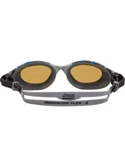 Zoggs Predator Flex Polarized Ultra Reactor Goggles Small Fit - Copper/Blue/Silver -Aqua Fit Wear zoggs predator flex polarized ultra reactor goggles small fit blue silver 301928 2