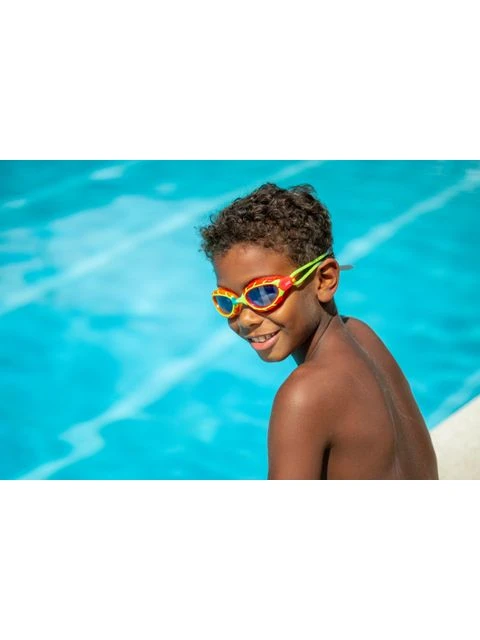 Zoggs Predator Junior Goggles - Blue Tint/Multi/Grey 4 Zoggs Predator Junior Goggles - Blue Tint/Multi/Grey - Image 2