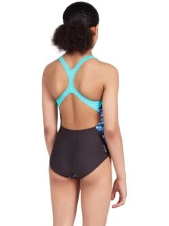 Zoggs Rowleeback One Piece - Rock Wave -Aqua Fit Wear zoggs rowleeback one piece rock wave 463114 rowf 3