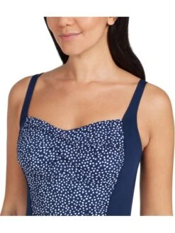 Zoggs Ruched Front One Piece - Martinique -Aqua Fit Wear zoggs ruched front one piece martinique 462355 mtnq 4