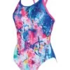 Zoggs Sprintback One Piece - Grafitti Rose -Aqua Fit Wear zoggs sprintback one piece grafitti rose 462313 grro 4