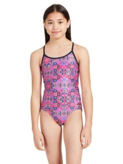Zoggs Sprintback One Piece - Zanzibar -Aqua Fit Wear zoggs sprintback one piece zanzibar 463110 znzf 2