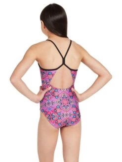 Zoggs Sprintback One Piece - Zanzibar -Aqua Fit Wear zoggs sprintback one piece zanzibar 463110 znzf 3