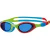 Zoggs Super Seal Junior Goggles - Blue Tint/Red/Blue/Green -Aqua Fit Wear zoggs super seal junior tinted goggles red blue green 313850