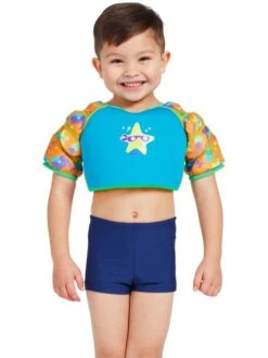 Zoggs Water Wings Vest - Super Star -Aqua Fit Wear zoggs water wings vest super star 465525 spst 3