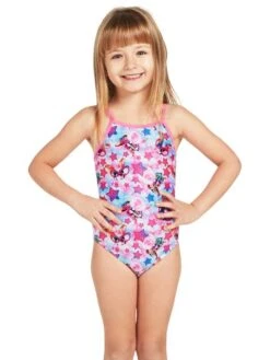 Zoggs Yaroomba Floral One Piece - Star Party -Aqua Fit Wear zoggs yaroomba floral one piece star party 463618 stpa 2